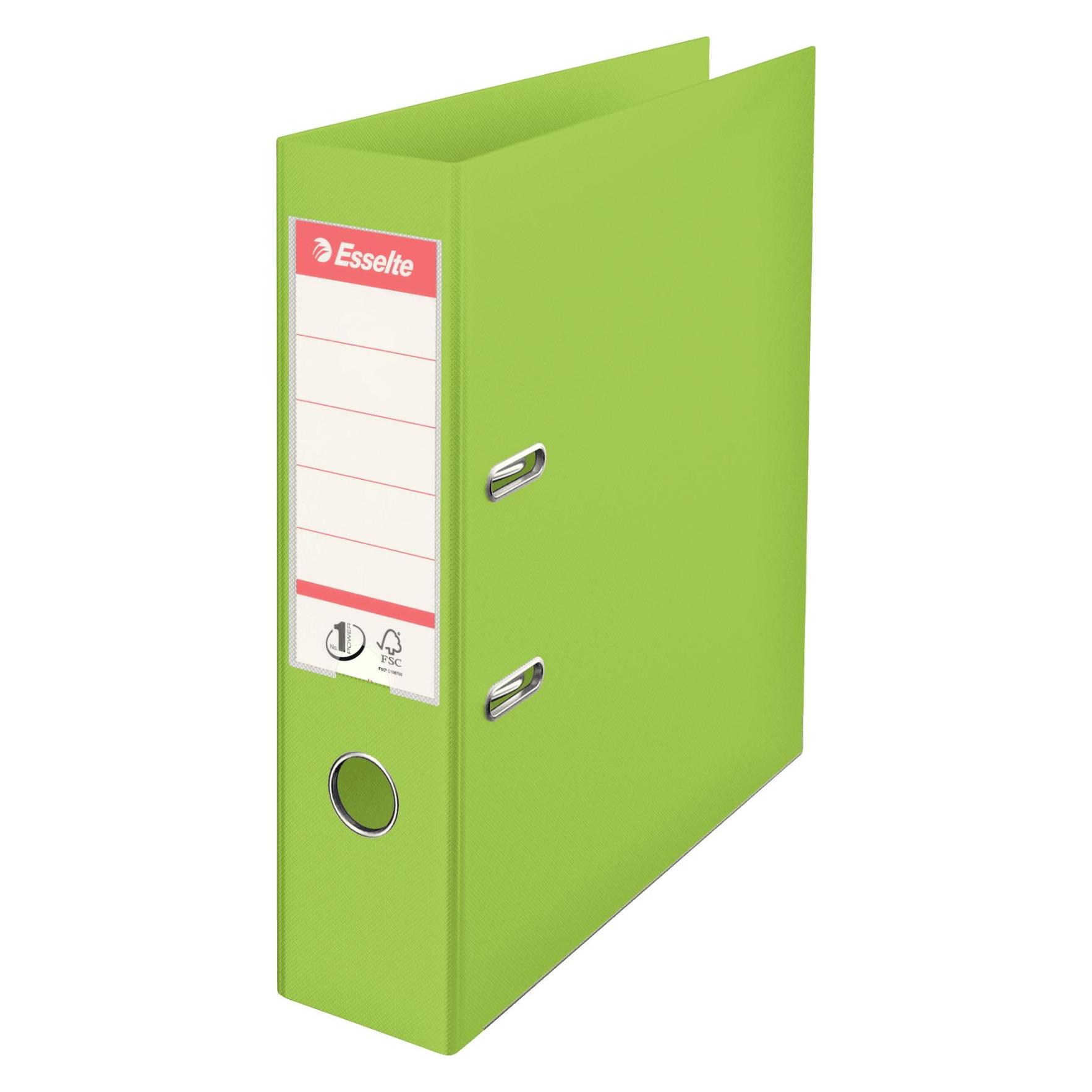 Esselte Binder A4 Vivid NO.1 Leistung mech. 75MM GRÜN (A4, 75 mm, 1 Stk.) (624069)