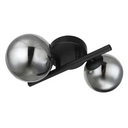 Globo Lighting Deckenleuchte  Riha , schwarz , Maße (cm): B: 24 H: 12,5 T: 25.0
