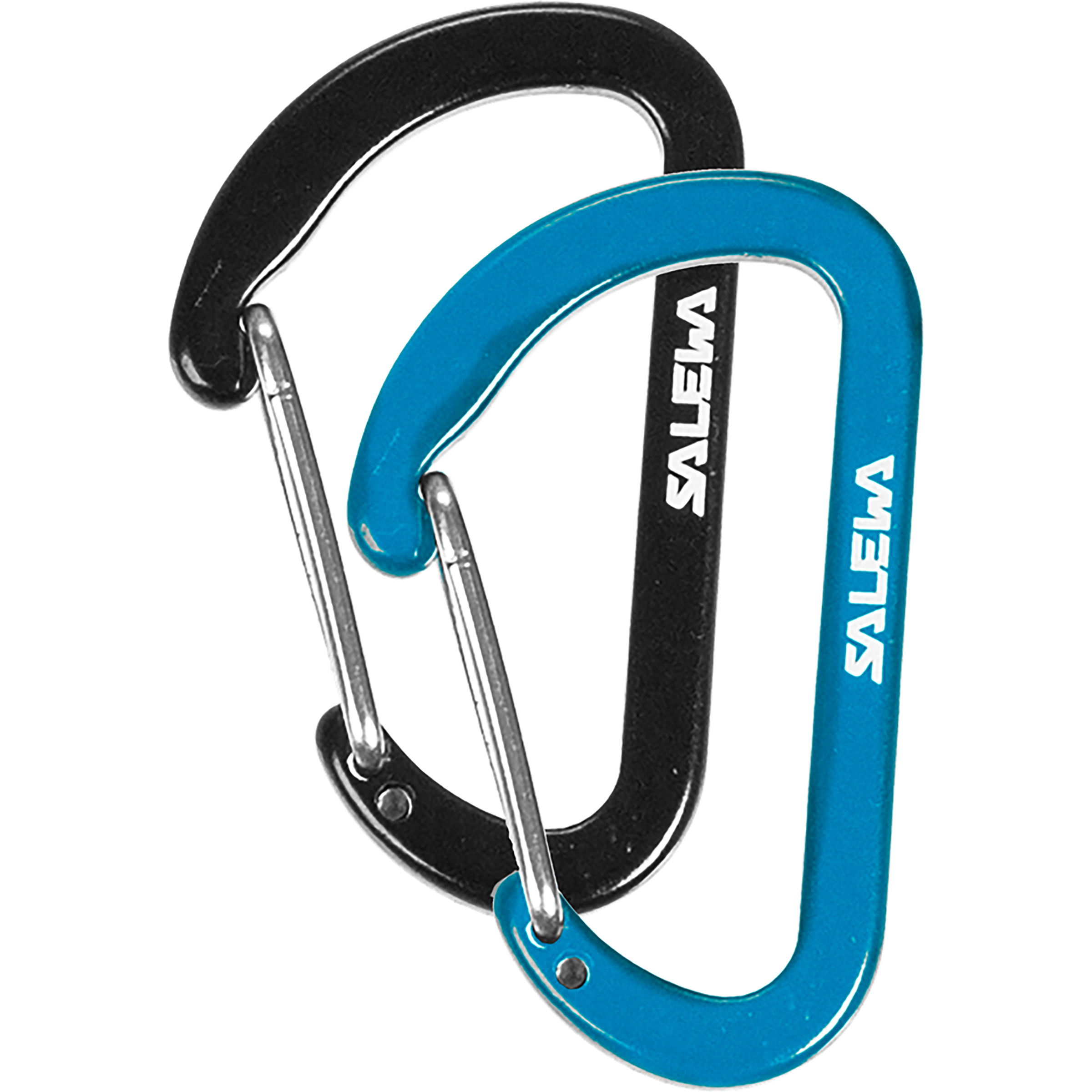 Salewa Flat Wiregate Karabiner Schlüsselanhänger blau