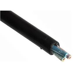 RS PRO H07RNF 3 core 2.5mm rubber cable 50m (50 m), Stromkabel, Schwarz