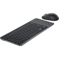 Pro 7 wiederaufladbare kompakte Tastatur und Maus (KM746), Desktop-Set graphit, DE-Layout, Scherenmechanik