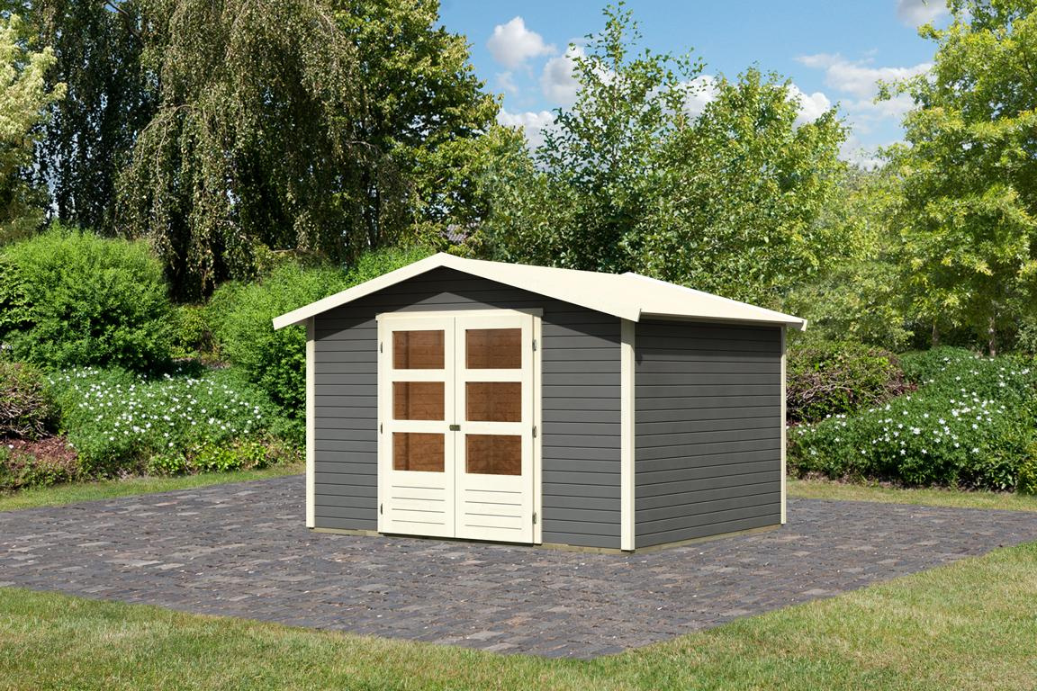 KARIBUHOLZT SH Amberg 5 terra 305x246x201 cm 16905348