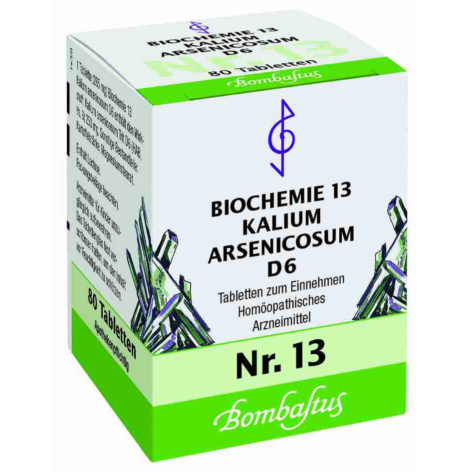 Biochemie 13 Kalium arsenicosum D 6 Tabletten 80 St