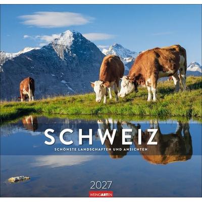 Schweiz Kalender 2027 - Schönste Landschaften und Ansichten