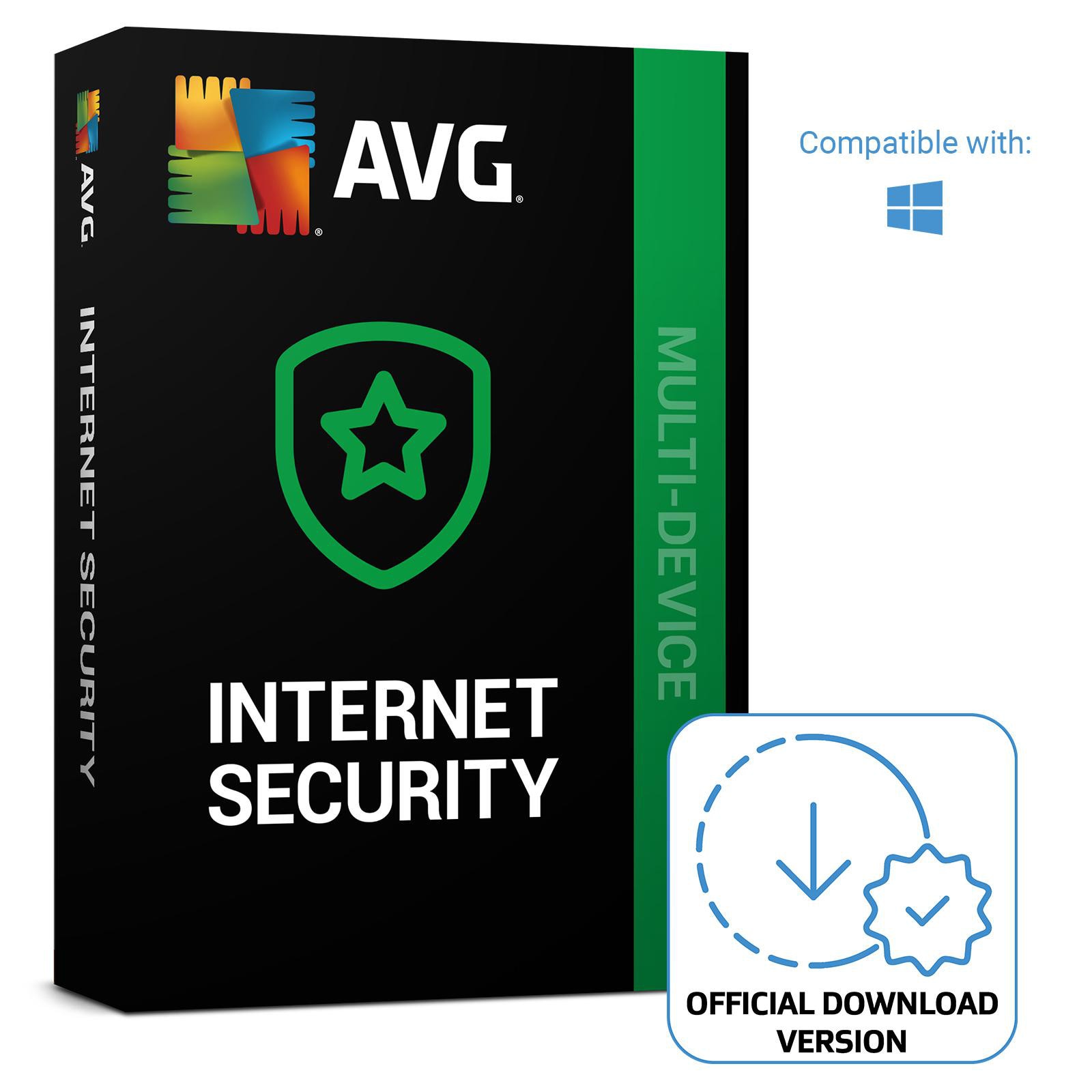 Avast AVG Internet Security (10 Geräte) - 1 Jahr DE | Download & Produktschlüssel isd.10.12m