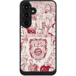 Nivocase Handyhülle für Samsung Galaxy S25+ Hülle NIVOpure Case Schwarz FC Bayern München Offizielles (Samsung Galaxy S25+), Smartphone Hülle, Schwarz