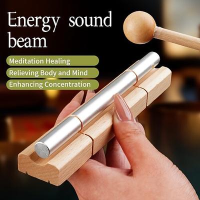 Heilausrüstung Meditations-Windspiel-Energie-Klangset, geeignet für Meditation/Achtsamkeit/Yoga-Entspannung und beruhigende Schlaginstrumente
