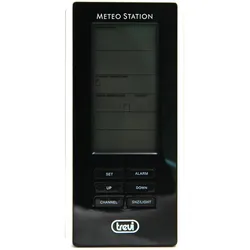 Trevi ME 3108 RC Schwarz Batterie, Wetterstation, Schwarz