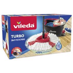 Vileda 146590 Turbo 2in1 Wischmopp Komplettset Mehrfarbig 1 St.