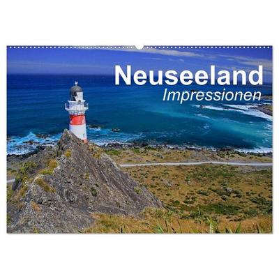 Neuseeland • Impressionen (Wandkalender 2027 DIN A2 quer), CALVENDO Monatskalender