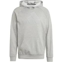 ADIDAS Herren Kapuzensweat Game and Go Big Logo Training, Größe L in Silber Silber