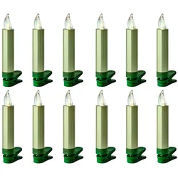 Krinner, LED Kerzen, LED Christbaumkerze Superlight Starter-Set (12x)