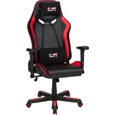 Gaming-Stuhl DUO COLLECTION "Game Rocker G-30 L", schwarz (schwarz, rot, schwarz, rot, schwarz, rot), B:72cm H:138cm T:72cm, Stühle, Gaming-Stuhl