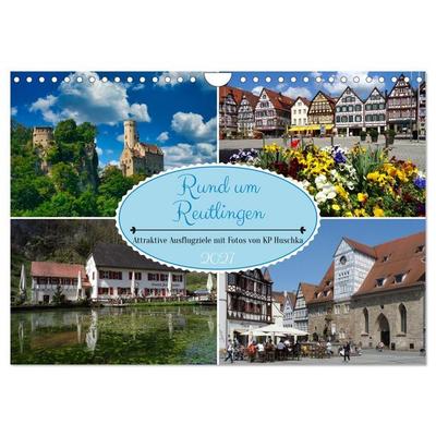 Rund um Reutlingen (Wandkalender 2027 DIN A4 quer), CALVENDO Monatskalender
