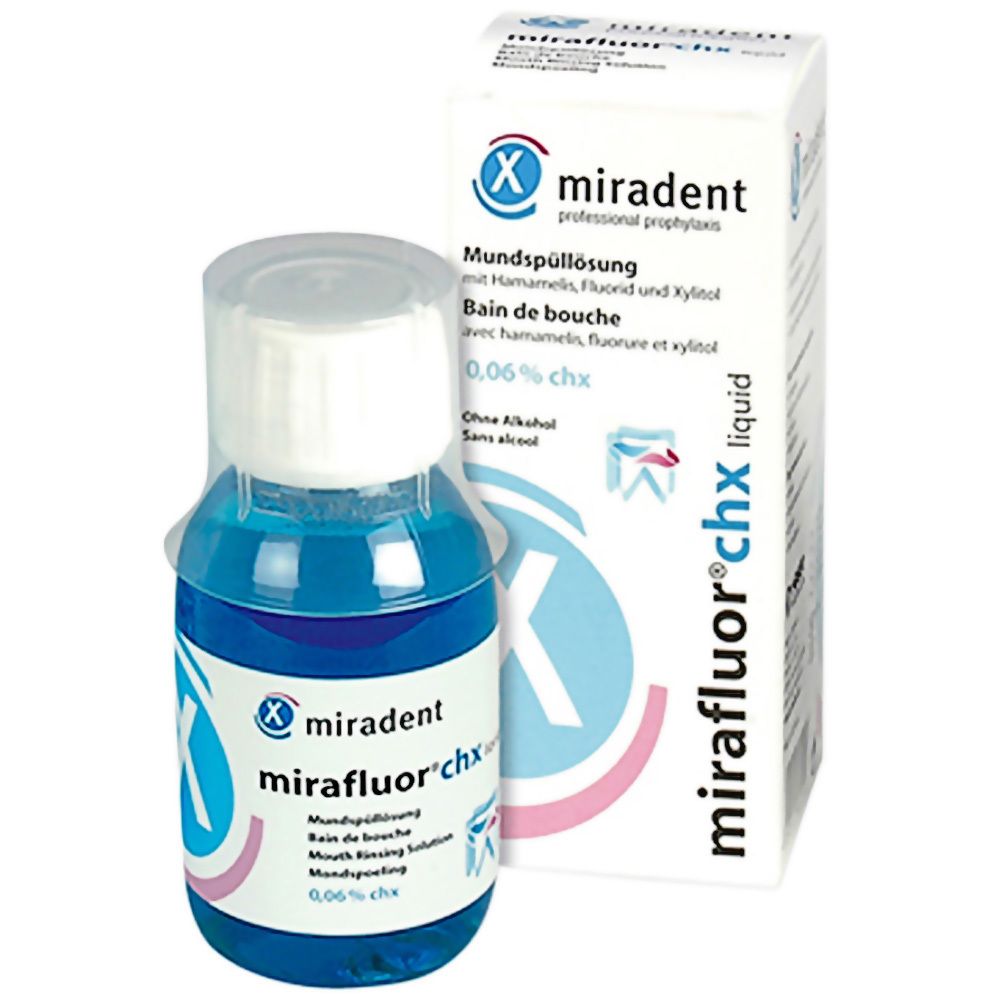 Miradent Mundspüllösung mirafluor CHX 0,06% 100 ml Lösung