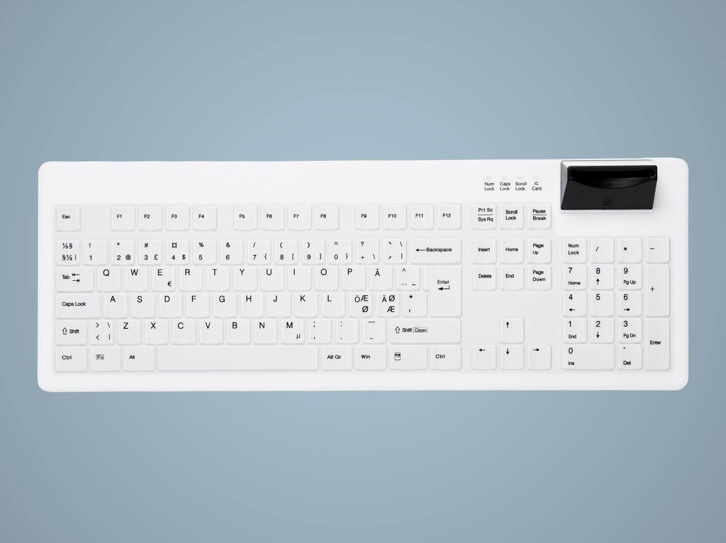 Contour Design Active Key AK-C8200 USB-toetsenbord, wit