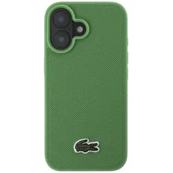 Lacoste Iconic Petit Pique (Apple iPhone 16 Plus), Smartphone Hülle, Grün