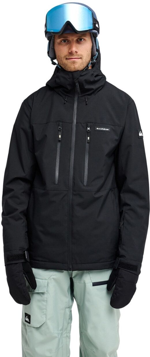 Snowboardjacke QUIKSILVER "Sycamore 20K", Herren, Gr. XXL, schwarz, Obermaterial: 100% Polyester., Jacken Snowboardjacke schwarz XXL