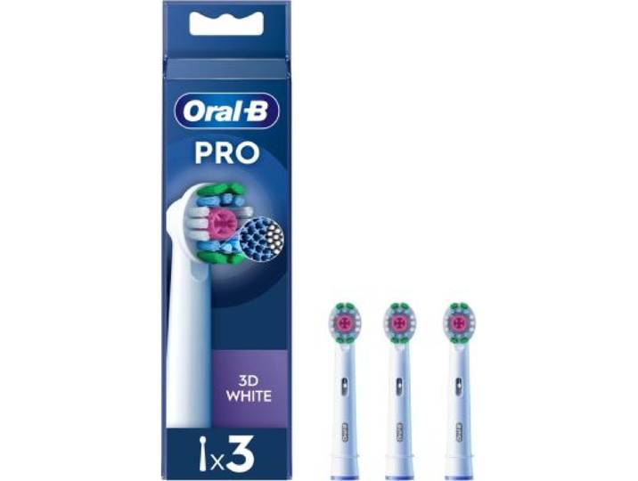Oral-B - Brossette Dentaire Pro 3d White Blanc X3