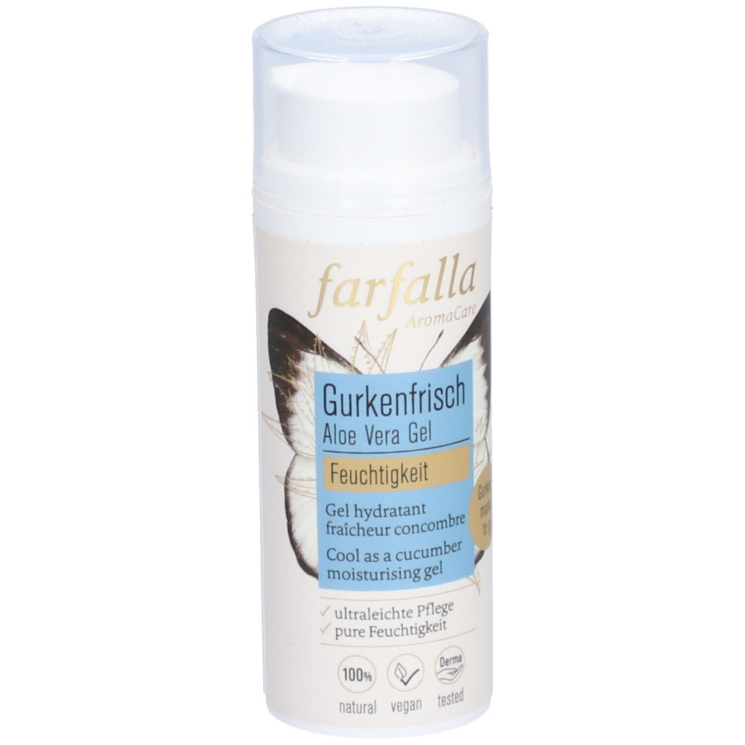Farfalla Feuchtigkeitsgel Aloe Vera 50 ml Gel