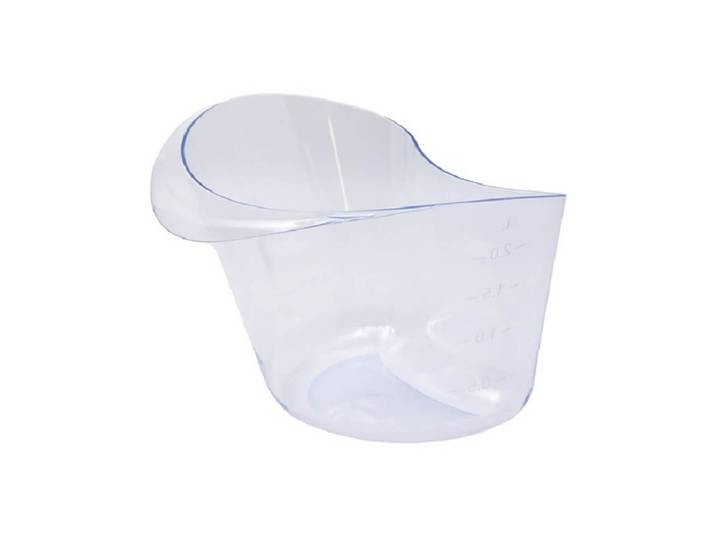 Tromco Raffelschüssel hoch 2L Transparent