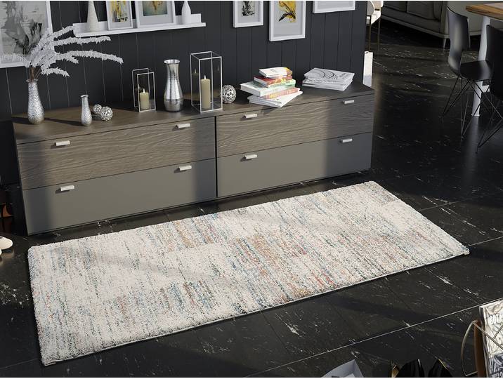 Tapis de couloir Moss Line 80 x 200cm Beige