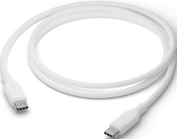 Re-charge - Cable - USB-C to USB-C - TPE, White (1.2m)