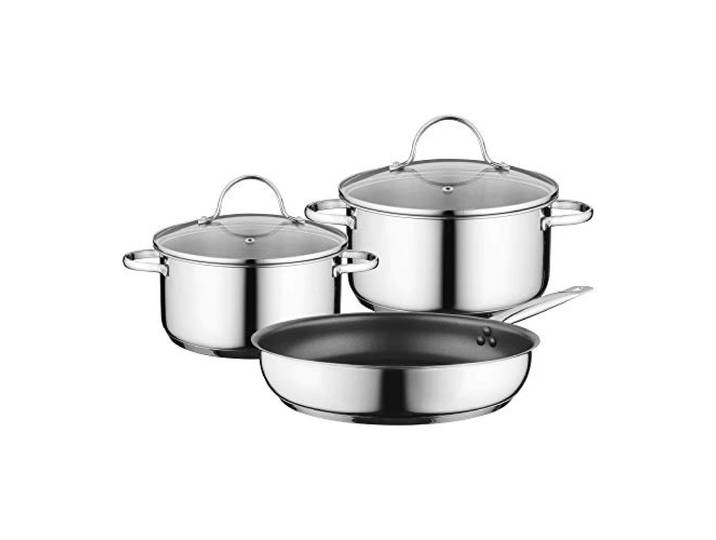 Siem Topfset HZ9SE030 sr 3-er Set beste aus 2 Töpfen + 1 Pfanne