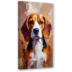 LEINWANDBILD Labrador Hund 50x100cm