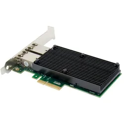 MicroConnect MC-PCIE-X550 Netzwerkkarte Eingebaut Ethernet 10000 Mbit/s (Ethernet, Mini PCI Express), Netzwerkkarte, Schwarz