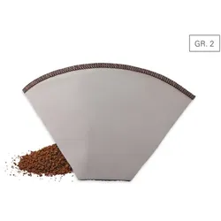 Karl Weis Kaffeedauerfilter faltbar Gr.2 (Edelstahl)
