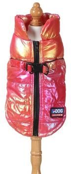 Inspired Finds Rainbow Gradient Winter Pet Vest For Small & Medium Dogs & Cats red 2xl