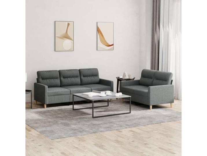 Ensemble de Canapés avec Coussins 2 pcs Canapés avec Accoudoirs Ensemble de Meubles Mobilier de Salon Moderne 3201601