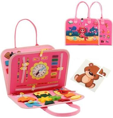 Discount Dollar Deals Montessori Busy Board For Toddlers Educational Sensory Toy For Fine Motor Skill Development nvhai