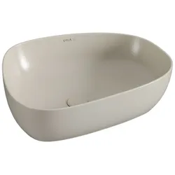 VitrA Re-Ceramic Aufsatzschale asymmetrisch 57 x 45 cm Sanitärkeramik aus 100 Prozent,7991B066-0016 7991B066-0016