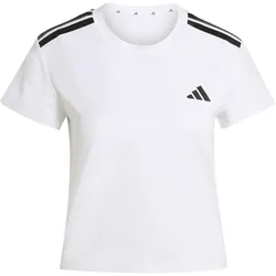 adidas Hyperglam 3-Streifen Trainingsshirt Damen JX1869 - white M