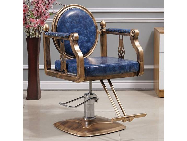 Confortable beauté barbier à la mode élégant ergonomique plancher chaise de barbier salon de coiffure professionnel Sillas Minimalistas meubles
