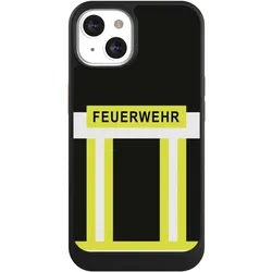 Nivocase Hülle für Apple iPhone 13 Handyhülle NIVOcore Case Schwarz Beruf Feuerwehr Feuerwehrmann (Apple iPhone 13), Smartphone Hülle, Schwarz