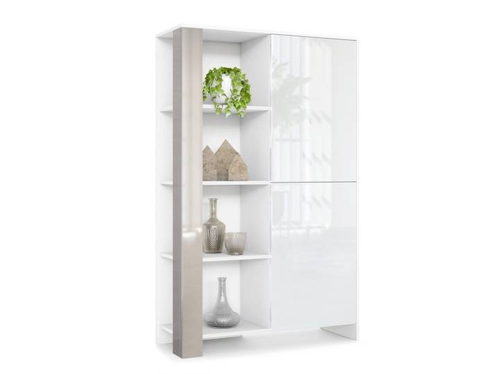 HIGHBOARD Canto Sandgrau Hochglanz