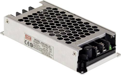 MEAN WELL RSD-60L-24 DC/DC-Wandler 24 V/DC, 36 V/DC, 48 V/DC, 72 V/DC - 24 V/DC/2.5A 60W