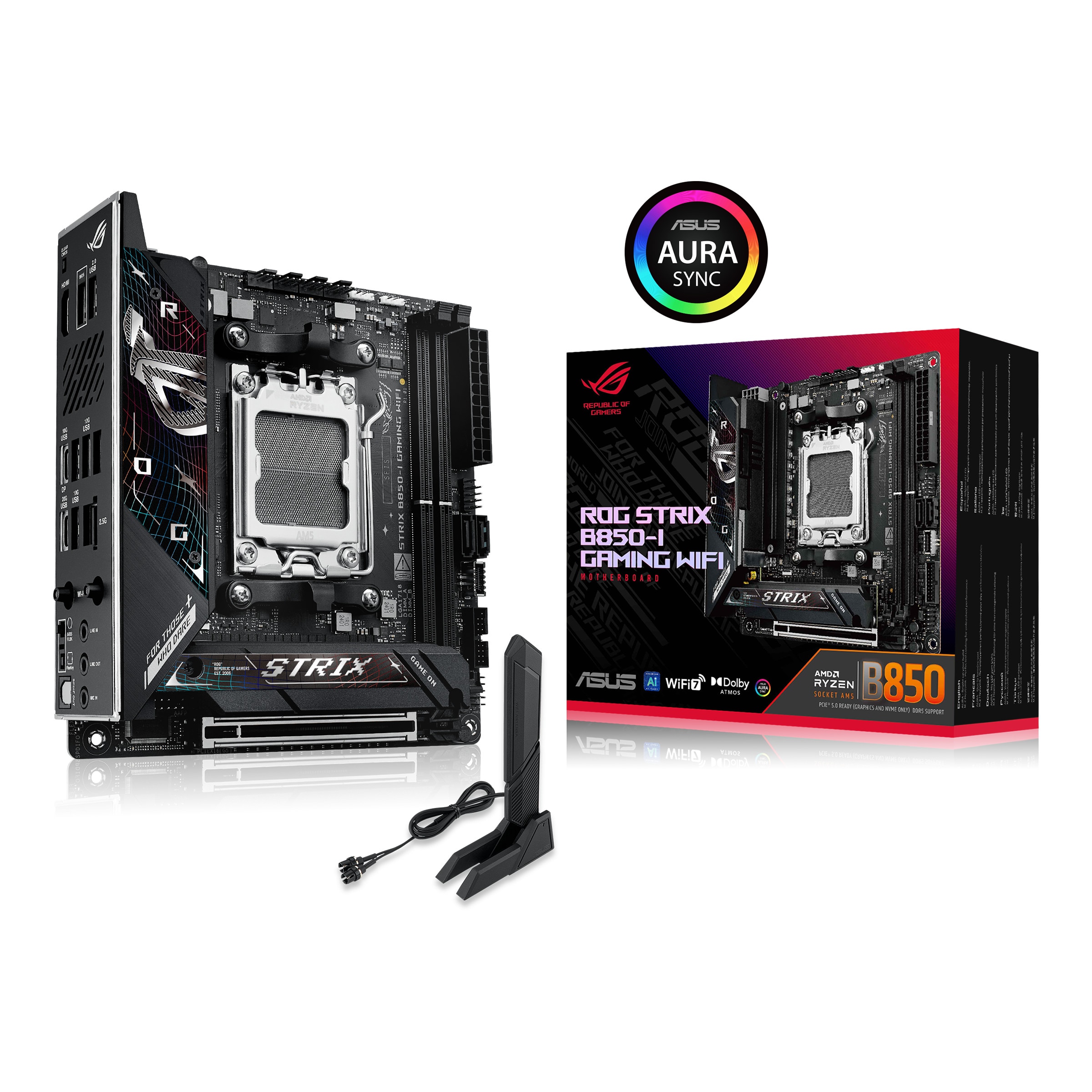 ASUS ROG STRIX B850-I GAMING WIFI Mini-ITX Mainboard - Sockel AM5