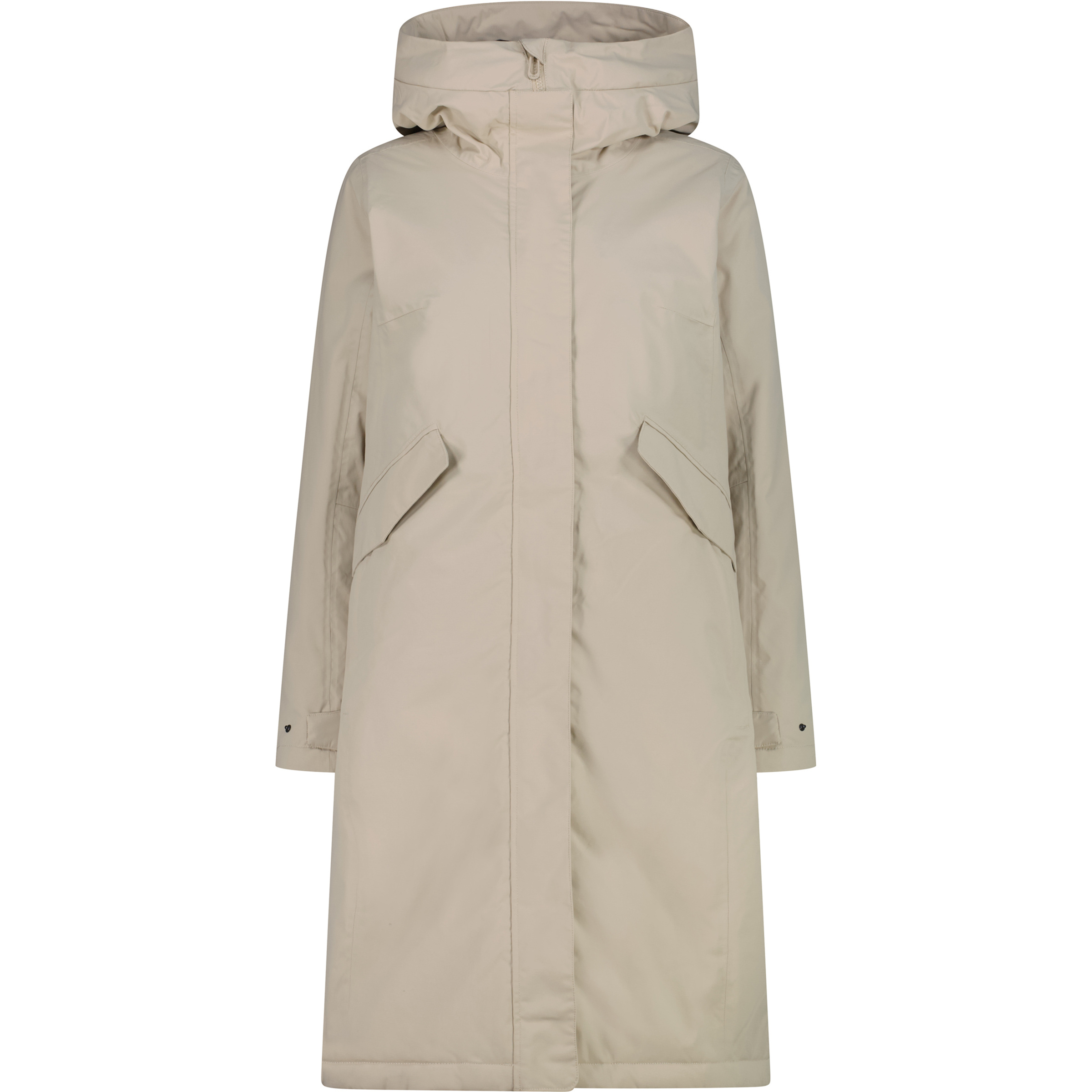 CMP Mantel Damen Winterjacke beige Größe 3XL Lifestyle