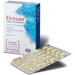 Eicosan 750 Omega-3 Konzentrat Weichkaps 60 St