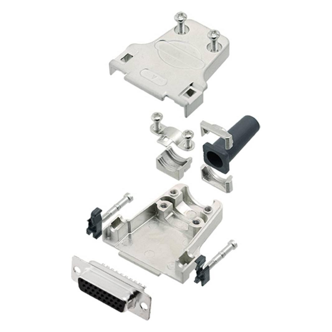 Tru Components TCDTZF15HDS26K 7708588 D-SUB Buchsenleisten-Set 180 ° Polzahl (nu (7708588)