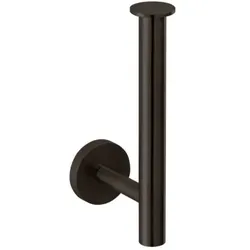 Herzbach Design iX PVD Reserve-Papierrollenhalter 21.815050.1.40 Black Steel, für 2 Rollen, Wandmontage