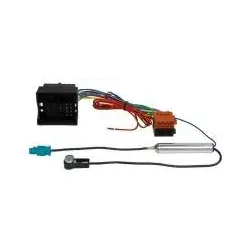Radio-Adapterkabel VW, SKODA MOST auf ISO (Spannung + 4 Lautsprecher) + Phant...