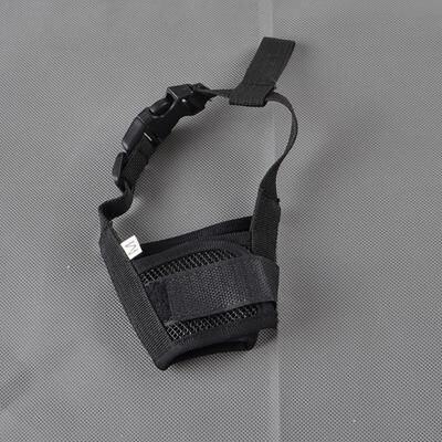 Inspire Daily Merch Adjustable Anti Barking Dog Muzzle, Breathable Mesh Muzzles For Small And Large Dogs, Nylon Straps Pet Mouth Protection black xl