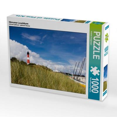 CALVENDO Puzzle Hörnumer Leuchtturm | 1000 Teile Lege-Größe 64x48cm Foto-Puzzle für glückliche Stunden