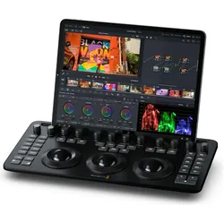 Blackmagic DaVinci Resolve Micro Color Panel (DE) (Diverses Video Zubehör), Video Zubehör, Schwarz
