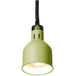 Hendi Höhenverstellbare Wärmelampe, zylinderförmig,, Grün, 230V/250W, Speisewärmer, Grün